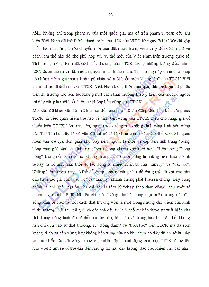 image for page Các giải pháp thúc đẩy sự phát triển bền vững của TTCK