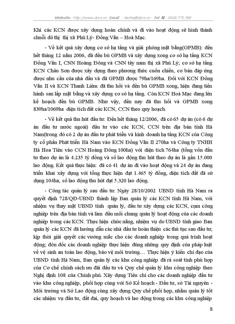 image for page Phương hướng và giải pháp nhằm thu hút vốn đầu tư vào trong các khu công nghiệp tỉnh Hà Nam