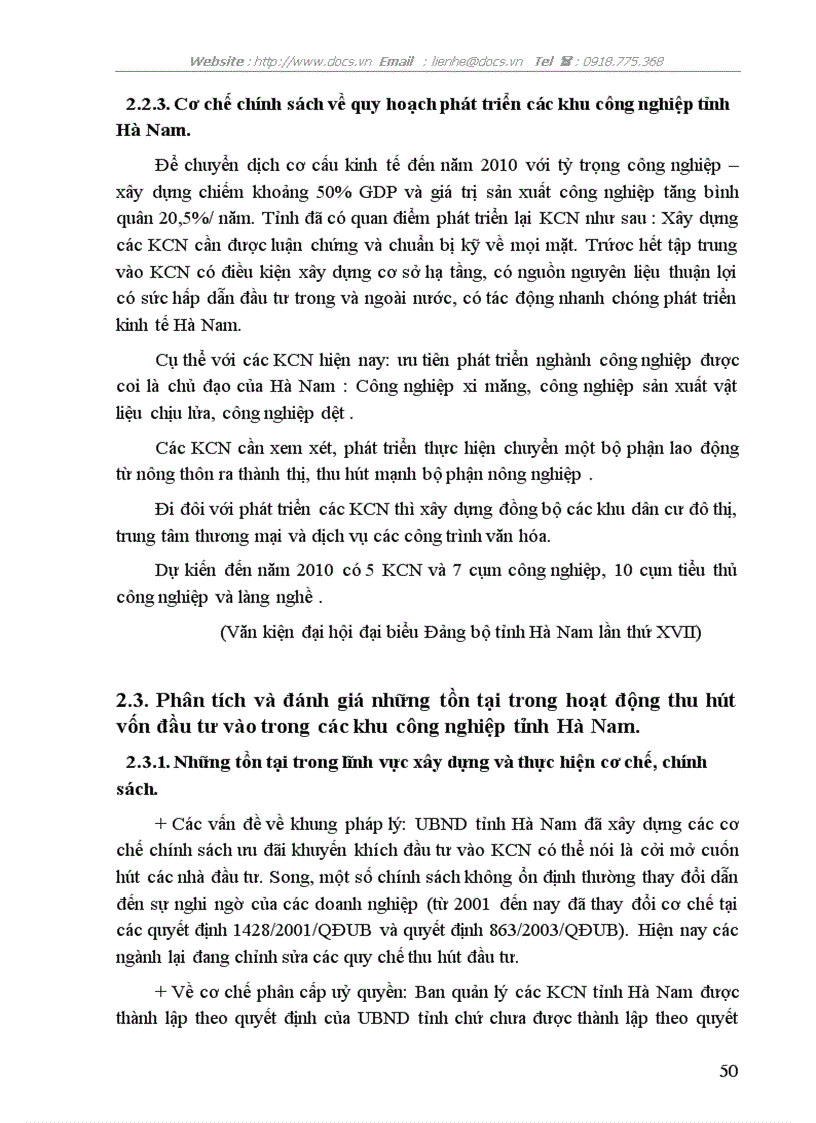 image for page Phương hướng và giải pháp nhằm thu hút vốn đầu tư vào trong các khu công nghiệp tỉnh Hà Nam