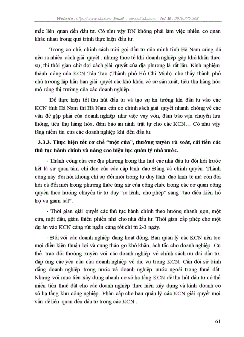 image for page Phương hướng và giải pháp nhằm thu hút vốn đầu tư vào trong các khu công nghiệp tỉnh Hà Nam