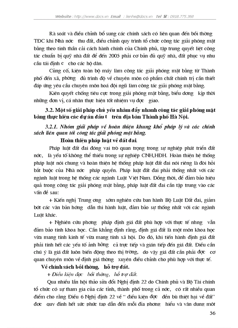 image for page Một số giải pháp chủ yếu nhằm đẩy nhanh công tác giải phóng mặt bằng trong thực hiện các dự án đầu tư trên địa bàn Thành phố Hà Nội