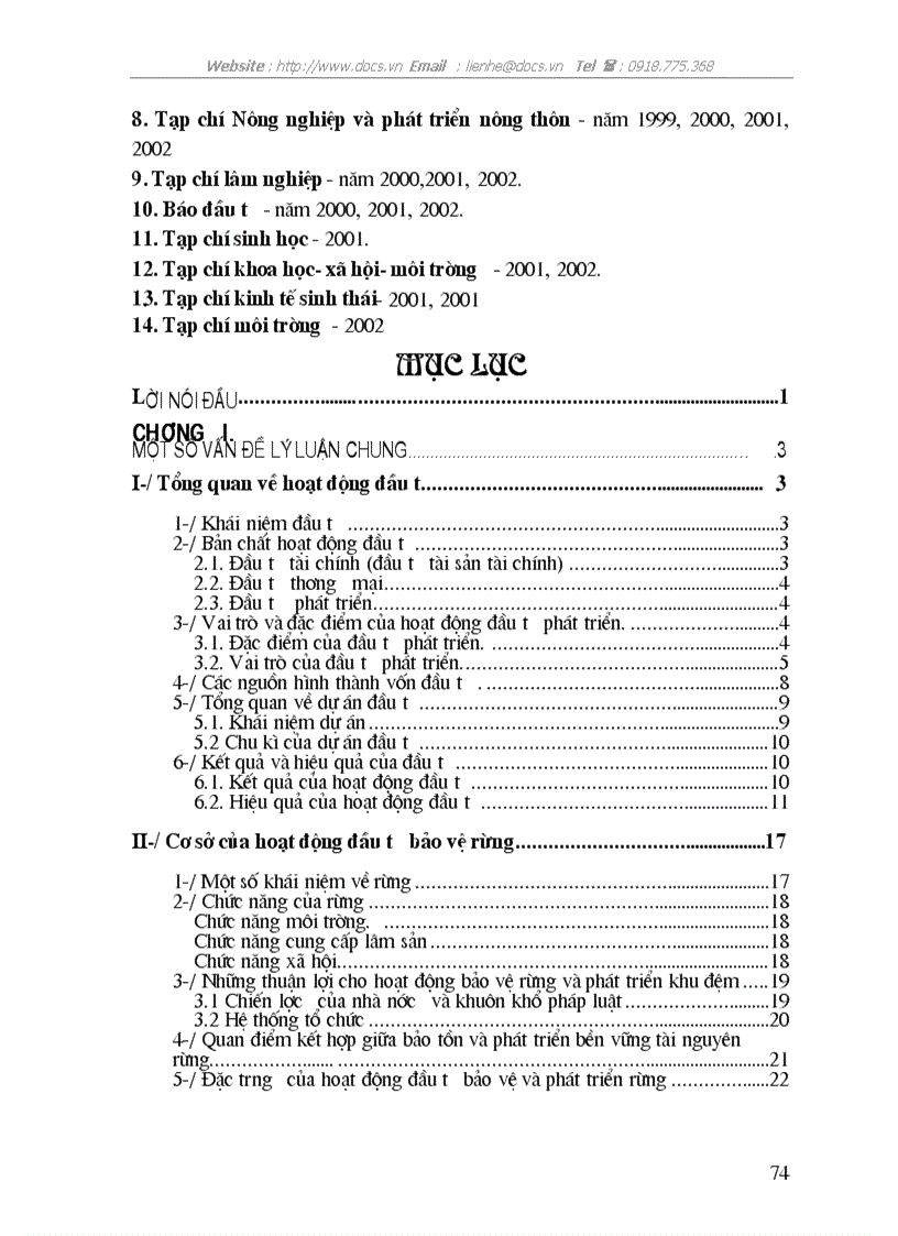 image for page Đầu tư bảo vệ rừng và phát triển nông thôn huyện Đăk R lấp tỉnh Đăk Lăk vùng đệm của vườn quốc gia Cát Tiên bài học cho hoạt động bảo vệ rừng bền v