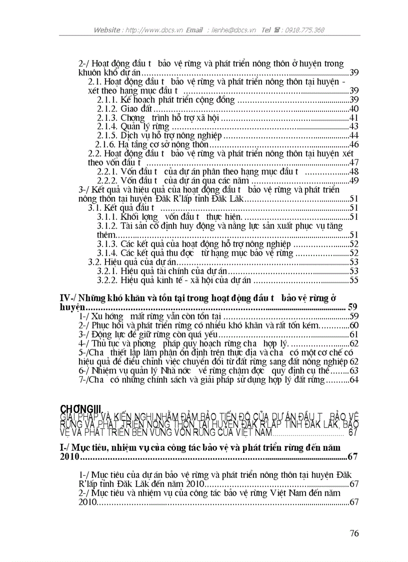 image for page Đầu tư bảo vệ rừng và phát triển nông thôn huyện Đăk R lấp tỉnh Đăk Lăk vùng đệm của vườn quốc gia Cát Tiên bài học cho hoạt động bảo vệ rừng bền v