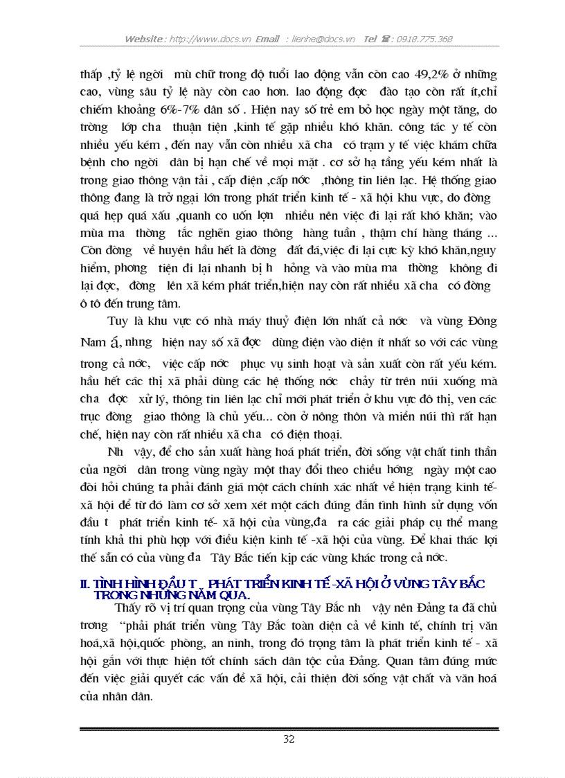 image for page Một số giải pháp nhằm nâng cao hiệu quả đầu tư phát triển kinh tế xã hội ở vùng tây bắc
