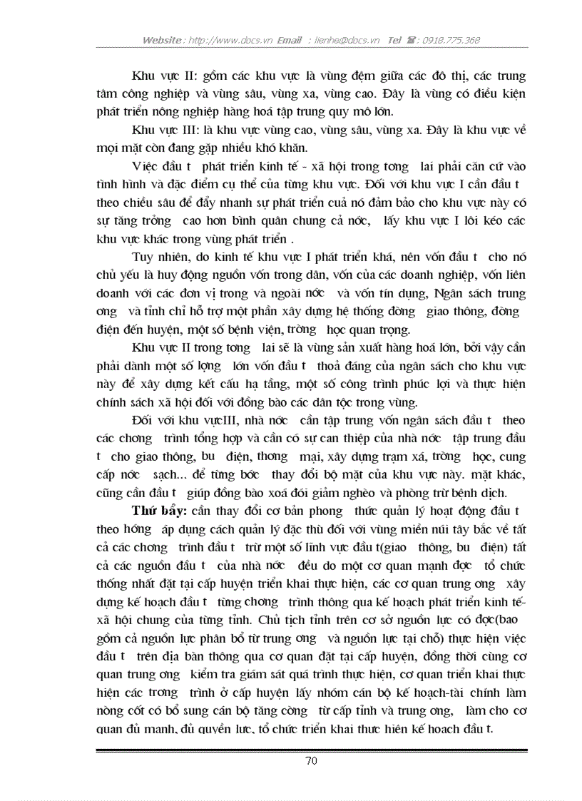 image for page Một số giải pháp nhằm nâng cao hiệu quả đầu tư phát triển kinh tế xã hội ở vùng tây bắc