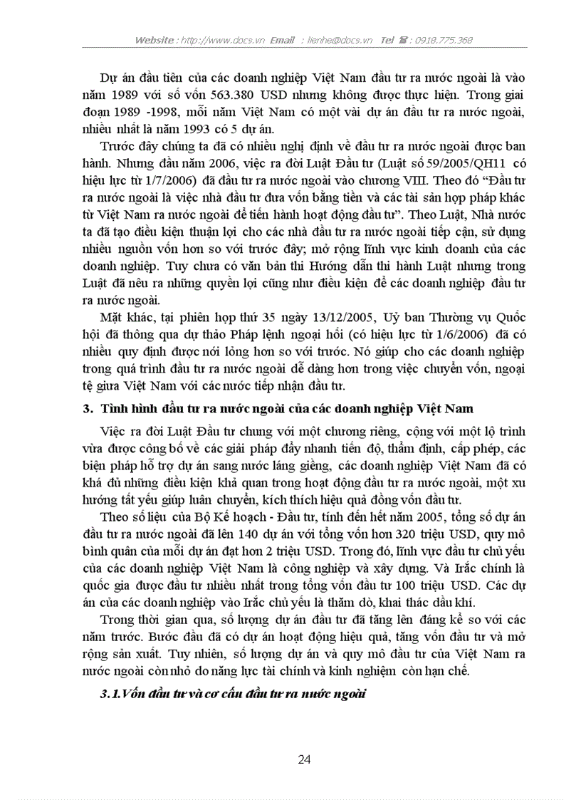 image for page Tình hình đầu tư ra nước ngoài của các doanh nghiệp Việt Nam trong thời gian qua