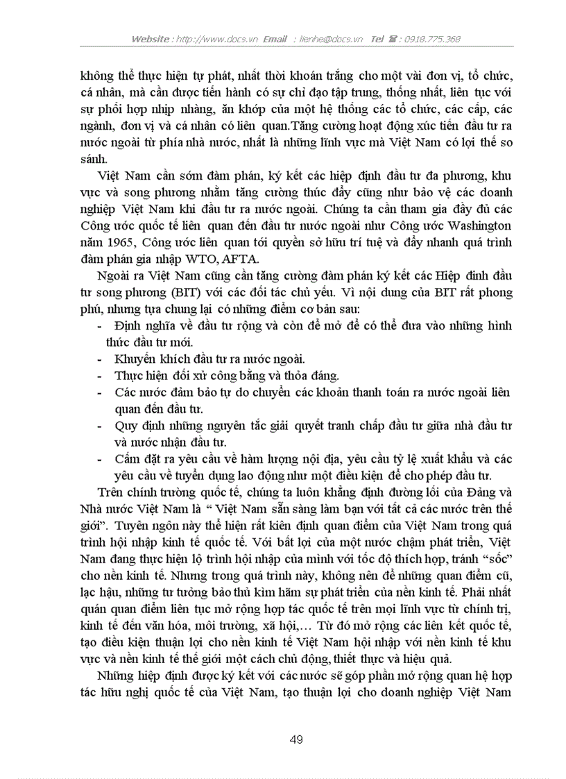 image for page Tình hình đầu tư ra nước ngoài của các doanh nghiệp Việt Nam trong thời gian qua