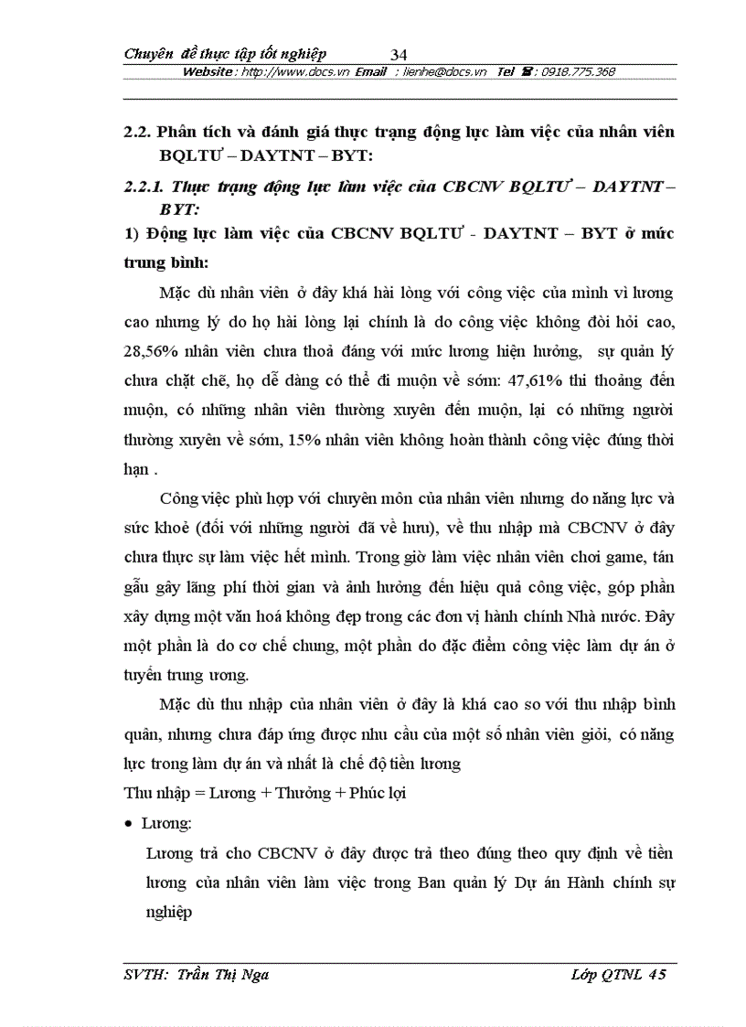 image for page Động lực làm việc của cán bộ công nhân viên Ban quản lý Trung ương Dự án Y tế nông thôn Bộ Y tế