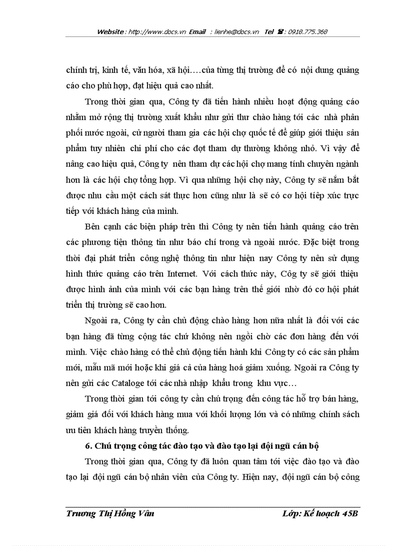 image for page Phương hướng và giải pháp phát triển thị trường xuất khẩu của Công ty cổ phần Xuất nhập khẩu Tạp phẩm