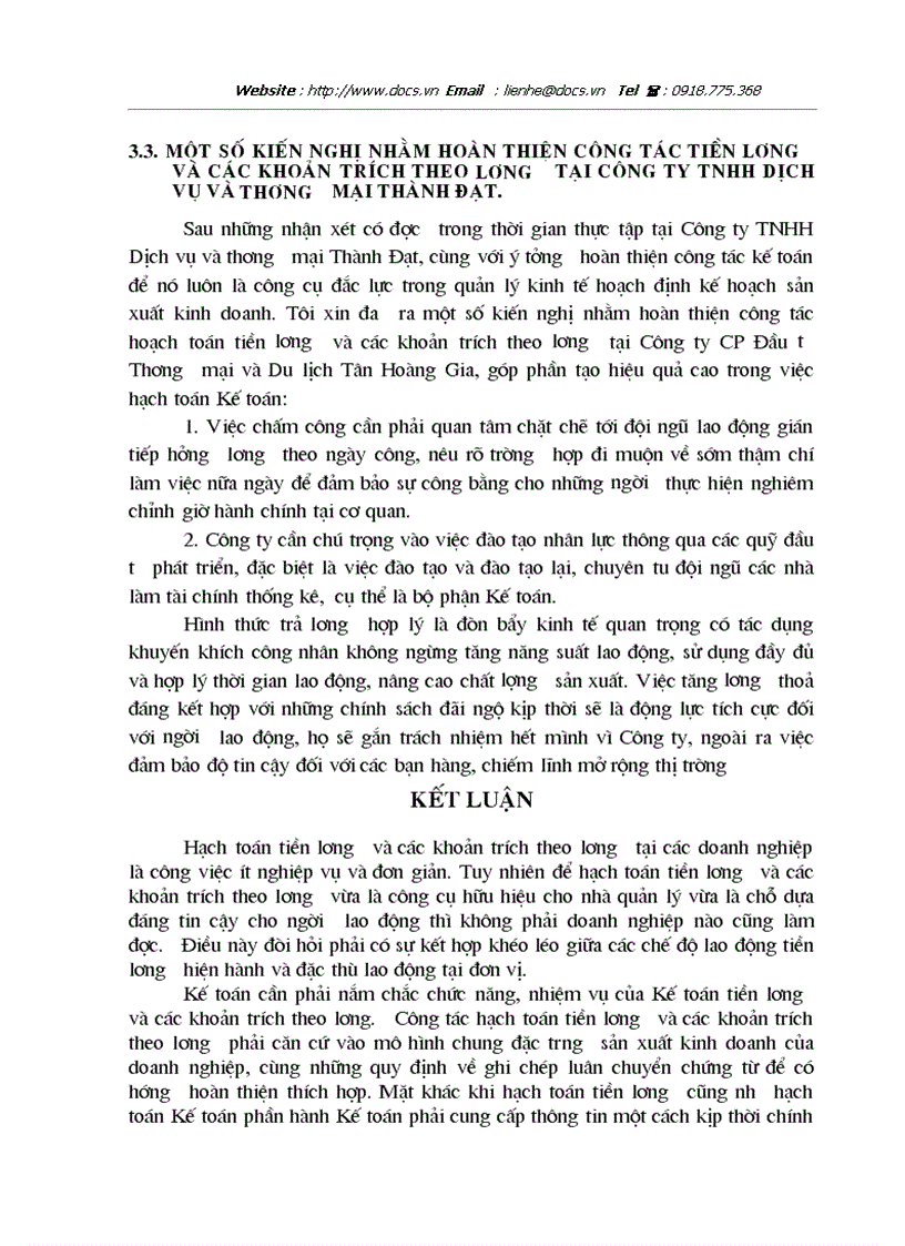 image for page Kế toán tiền lương và các khoản trích theo tiền lương tại Công ty TNHH Dịch vụ và thương mại Thành Đạt