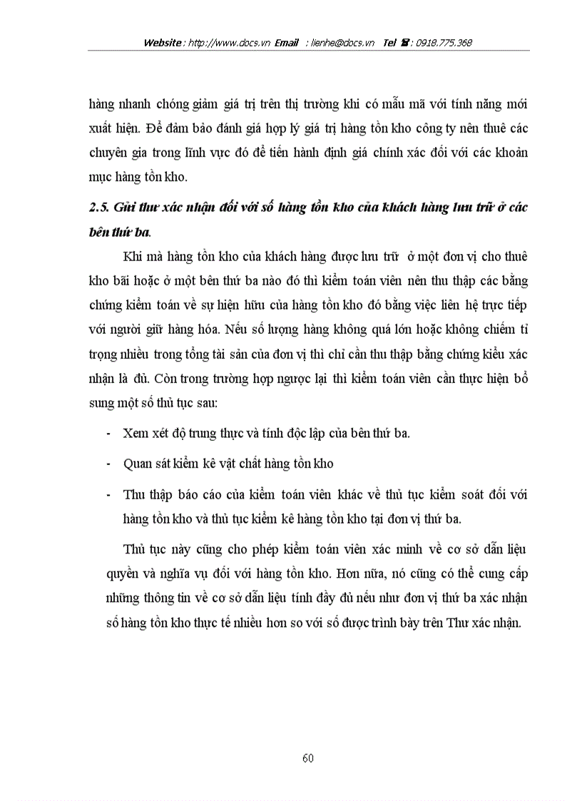 image for page Hoàn thiện quy trình kiểm toán hàng tồn kho trong kiểm toán tài chính do Công ty TNHH Tư vấn và Kiểm toán S S thực hiện