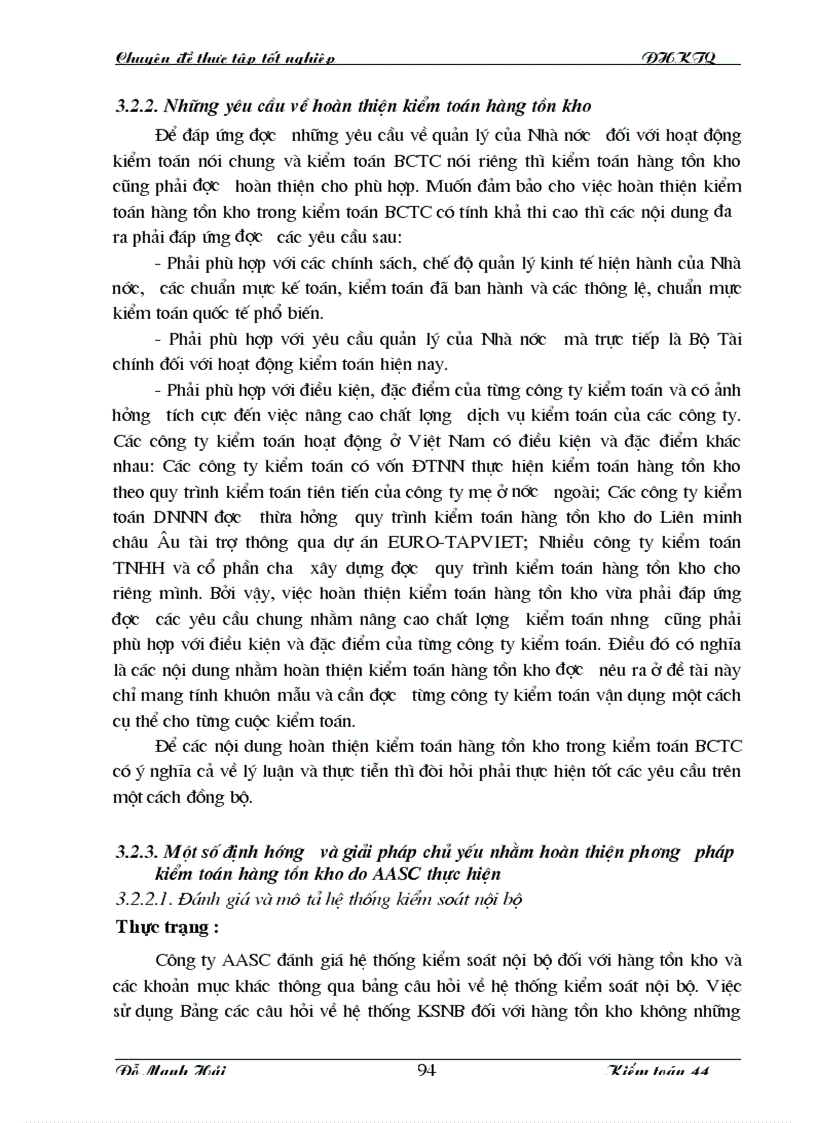 image for page Kiểm toán chu trình hàng tồn kho trong kiểm toán báo cáo tài chính do Công ty dịch vụ tư vấn tài chính kế toán và kiểm toán AASC thực hiện