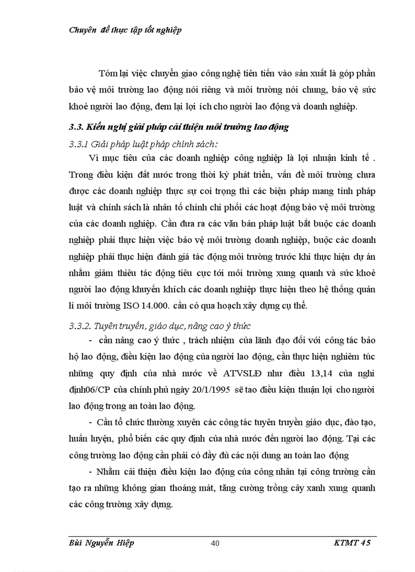 image for page Bước đầu nghiên cứu môi trường lao động và ảnh hưởng của nó tới sức khoẻ người lao động tại công ty CP PTXD XNK Sông Hồng