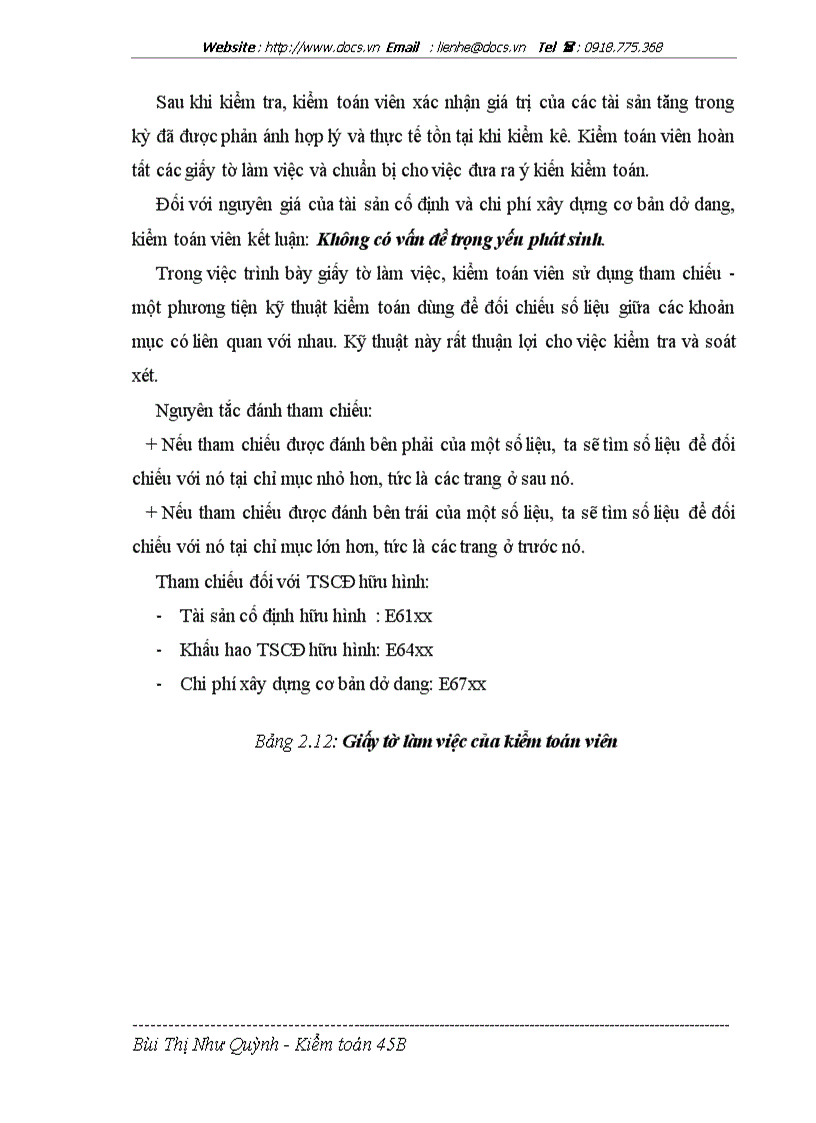 image for page Hoàn thiện quy trình kiểm toán tài sản cố định và khấu hao tài sản cố định trong kiểm toán tài chính do Công ty TNHH Kiểm toán và Tư vấn Tài chính thự