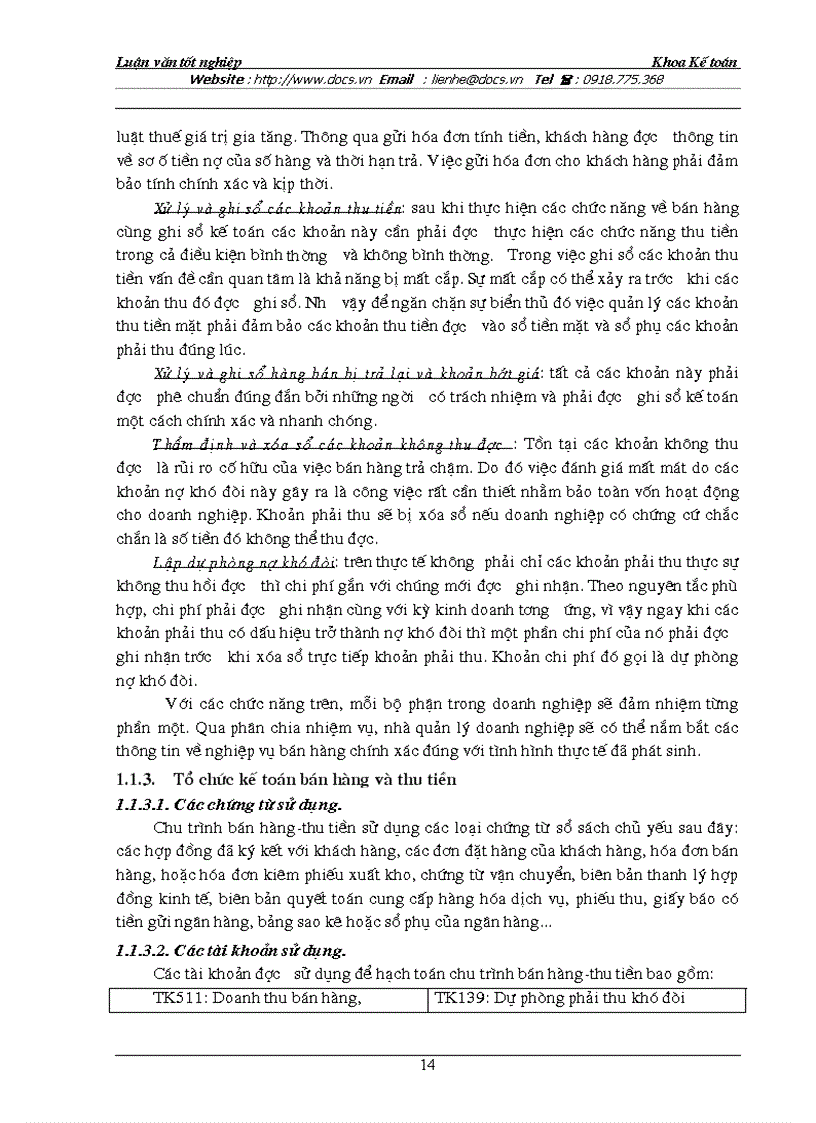 image for page Hoàn thiện kiểm toán chu trình bán hàng và thu tiền trong quy trình kiểm toán báo cáo tài chính do Công ty TNHH Kiểm toán và Tư vấn ACPA thực hiện