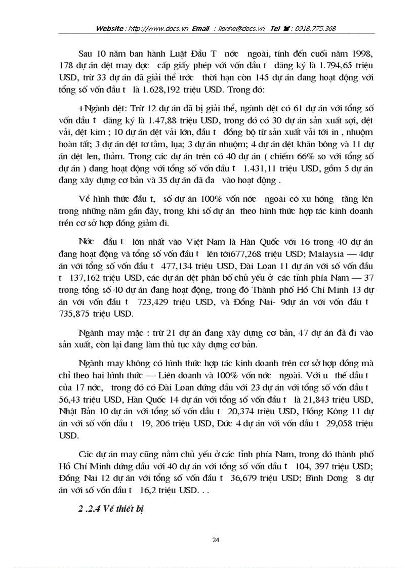 image for page 1số biện pháp nâng cao khả năng cạnh tranh của hàng dệt may Việt Nam trên thị trường thế giới