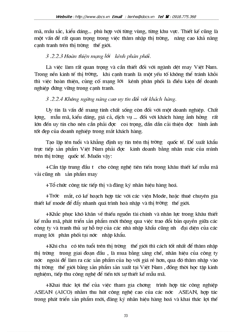 image for page 1số biện pháp nâng cao khả năng cạnh tranh của hàng dệt may Việt Nam trên thị trường thế giới