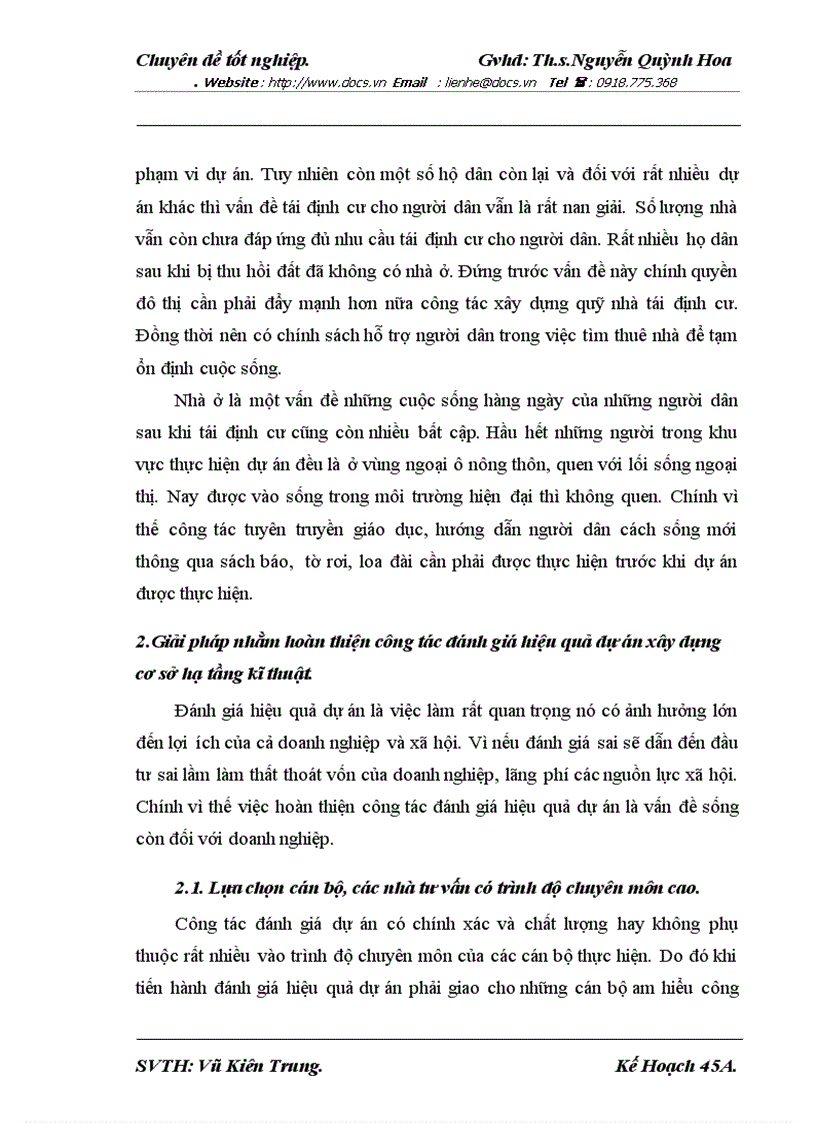 image for page Đánh giá hiệu quả của dự án đầu tư xây dựng cơ sở hạ tầng khu đô thị mới Đồng Văn tỉnh Hà Nam