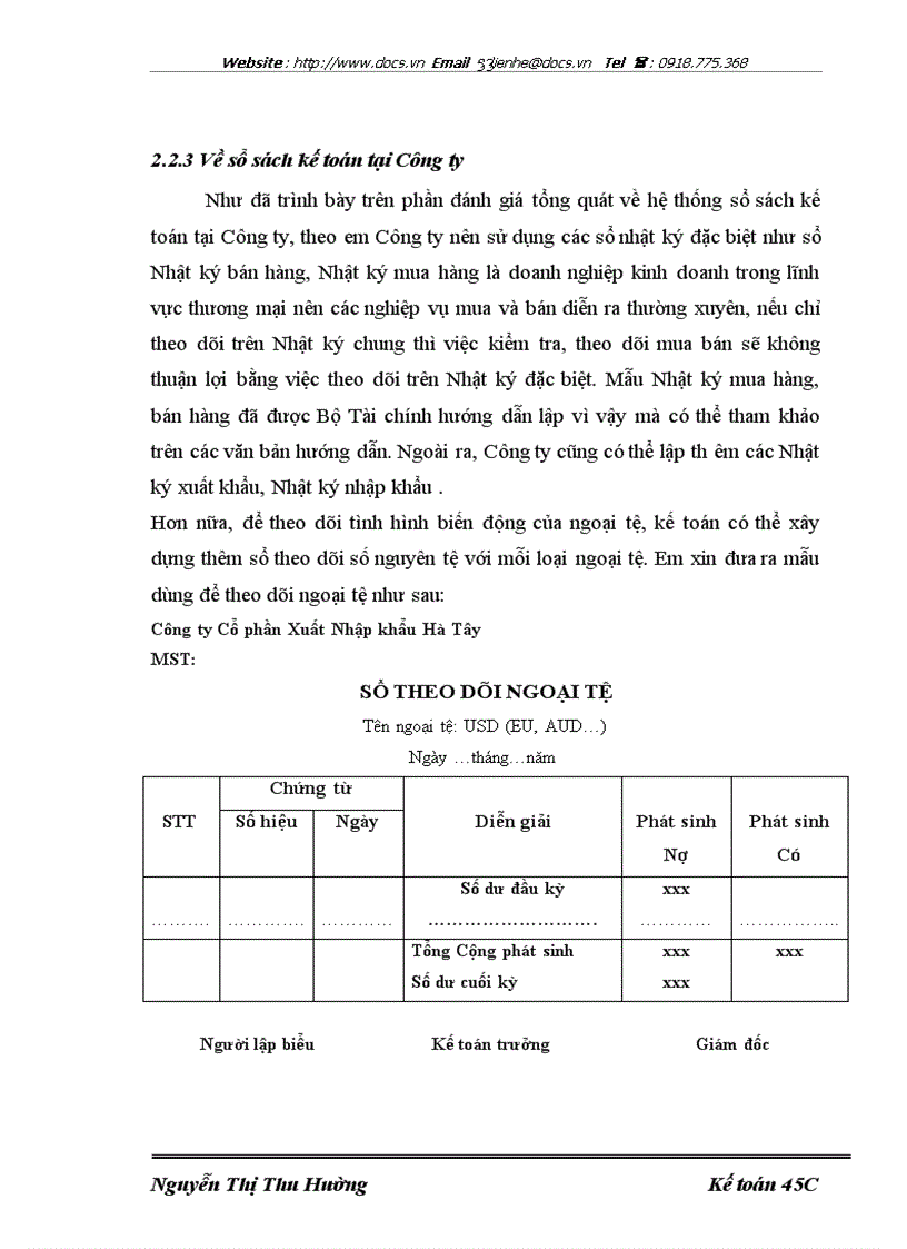 image for page Hoàn thiện kế toán nghiệp vụ xuất khẩu hàng hóa tại Công ty Cổ phần Xuất Nhập khẩu Hà Tây