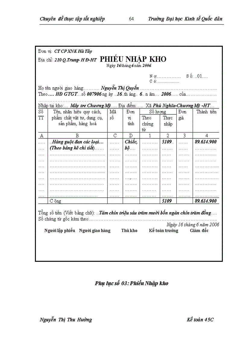 image for page Hoàn thiện kế toán nghiệp vụ xuất khẩu hàng hóa tại Công ty Cổ phần Xuất Nhập khẩu Hà Tây