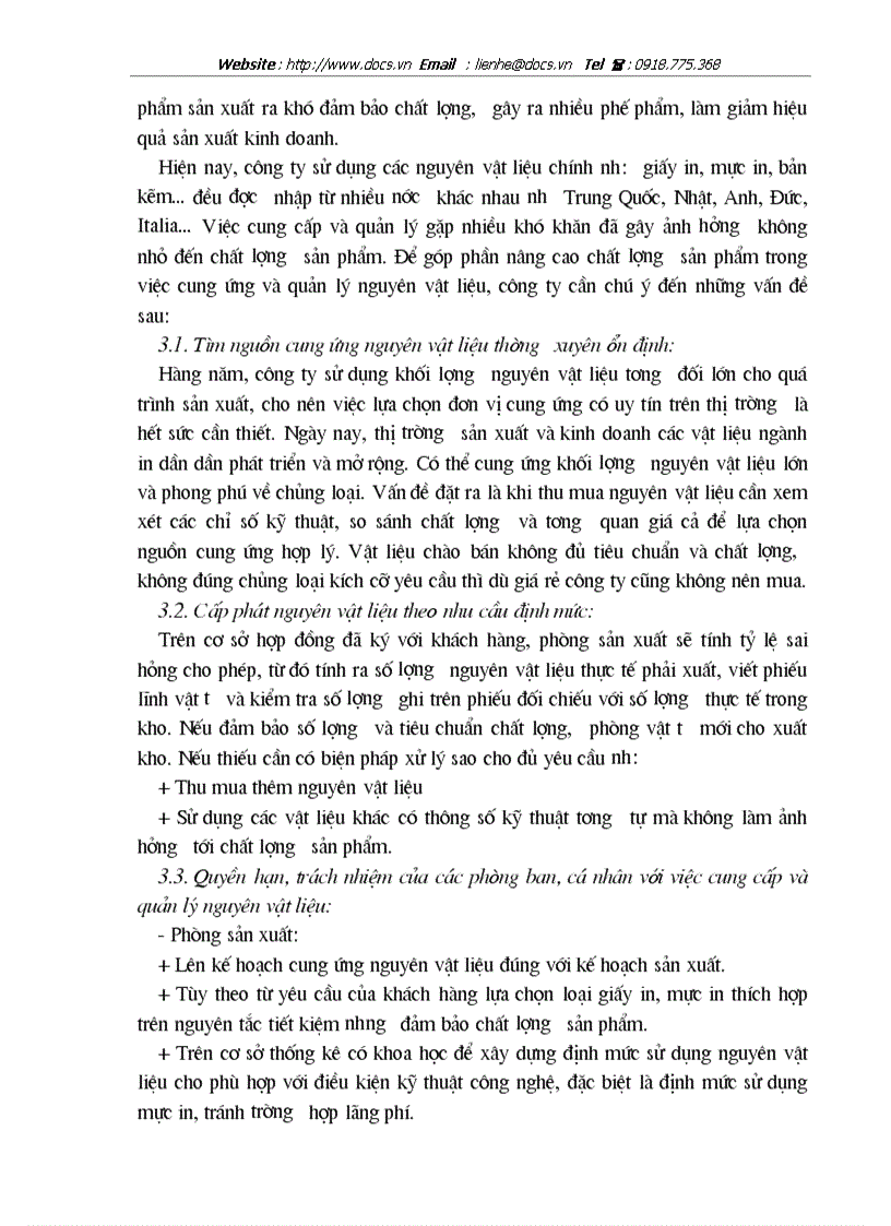 image for page 1số biện pháp nhằm ổn định và nâng cao chất lượng sản phẩm ở Công ty in Tạp chí Cộng sản