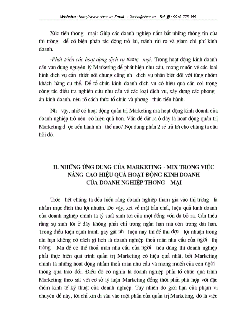 image for page Ứng dụng Marketing trong việc nâng cao hiệu quả hoạt động kinh doanh ở công ty kỹ thuật công nghệ Hạ Long