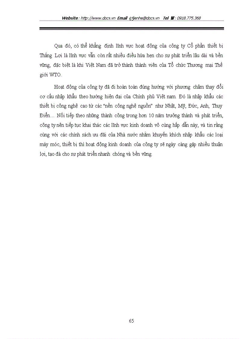 image for page Pháp luật Quốc tế và Luật Việt Nam quy định Hoạt động nhập khẩu Thực trạng áp dụng tại Công ty Cổ Phần Thiết bị Thắng Lợi