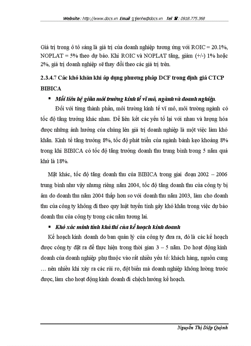 image for page Ứng dụng phương pháp chiết khấu dòng tiền trong định giá công ty cổ phần BIBICA