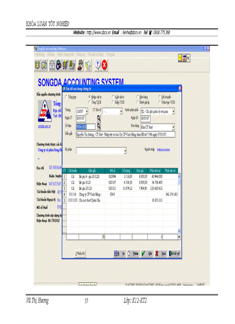image for page Hoàn thiện kế toán nguyên vật liệu tại công ty cổ phần Sông Đà Thăng Long