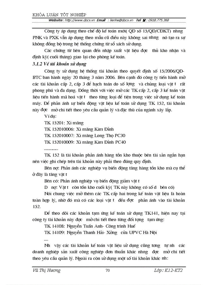 image for page Hoàn thiện kế toán nguyên vật liệu tại công ty cổ phần Sông Đà Thăng Long