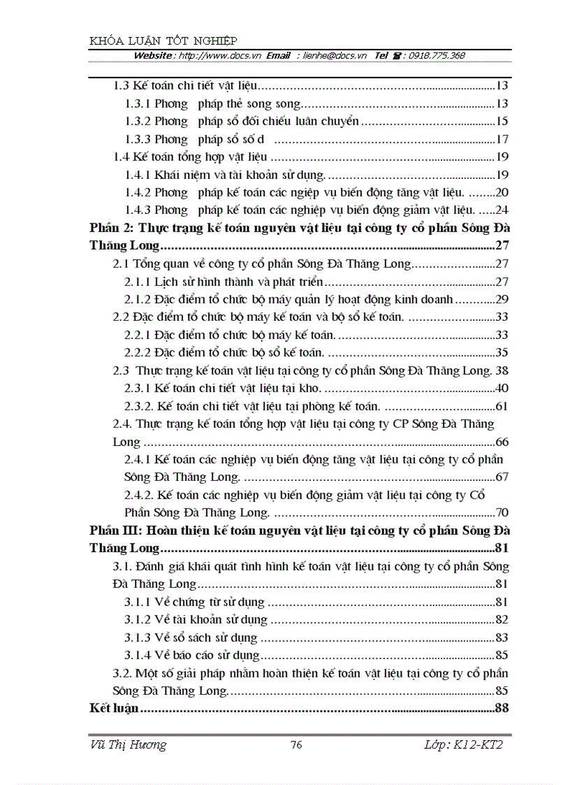 image for page Hoàn thiện kế toán nguyên vật liệu tại công ty cổ phần Sông Đà Thăng Long