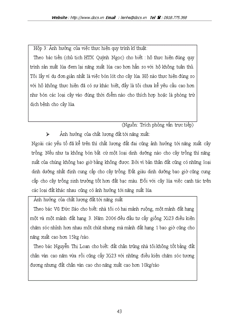 image for page Thực trạng và một số giải pháp nâng cao hiệu quả sản xuất lúa ở huyện Quỳnh Phụ tỉnh Thái Bình