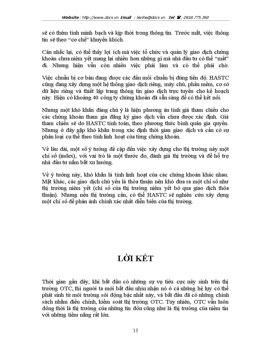 image for page Khái quát về những đặc điểm chung của thị trường OTC cùng với một vài nét về thị trường OTC ở Việt Nam hiện nay