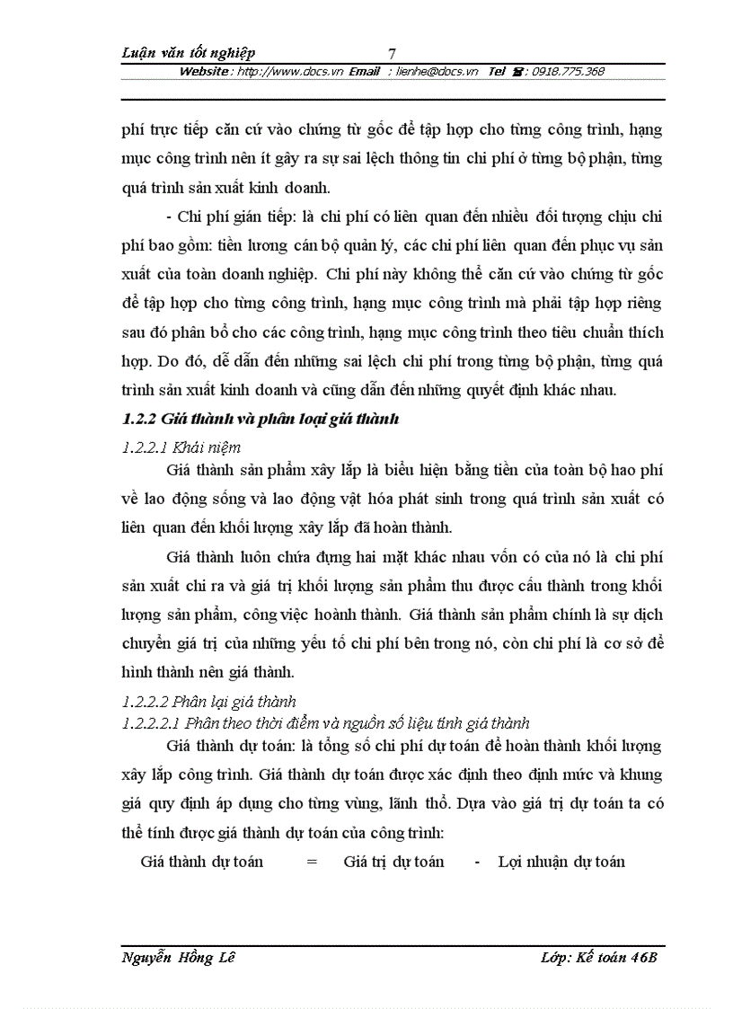 image for page Hoàn thiện công tác kế toán chi phí sản xuất và tính gíá thành sản phẩm xây lắp tại Công ty cổ phần đầu tư và phát triển cơ sở hạ tầng Quảng Trị