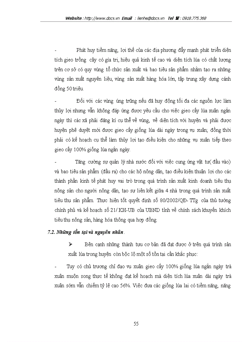 image for page Thực trạng và một số giải pháp nâng cao hiệu quả sản xuất lúa ở huyện Quỳnh Phụ tỉnh Thái Bình