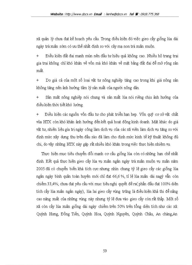 image for page Thực trạng và một số giải pháp nâng cao hiệu quả sản xuất lúa ở huyện Quỳnh Phụ tỉnh Thái Bình