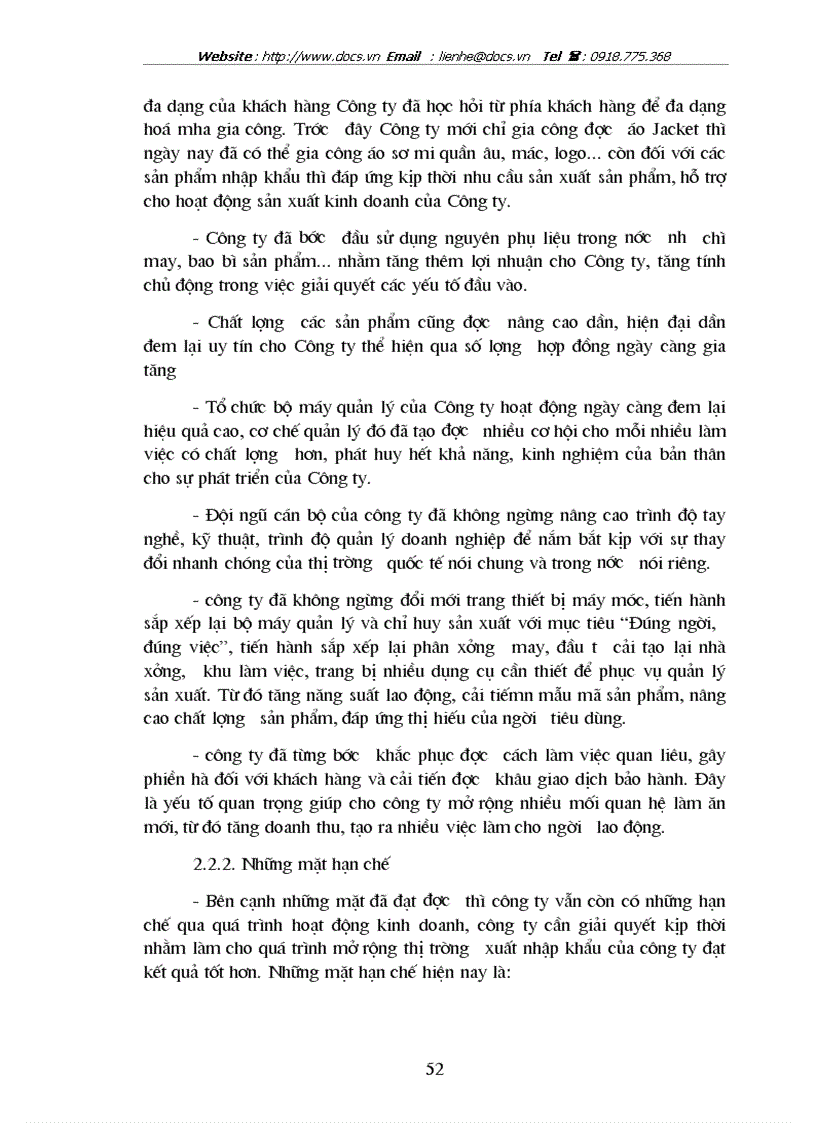 image for page Giải pháp thúc đẩy hoạt động kinh doanh xuất nhập khẩu của Công ty may Chiến Thắng