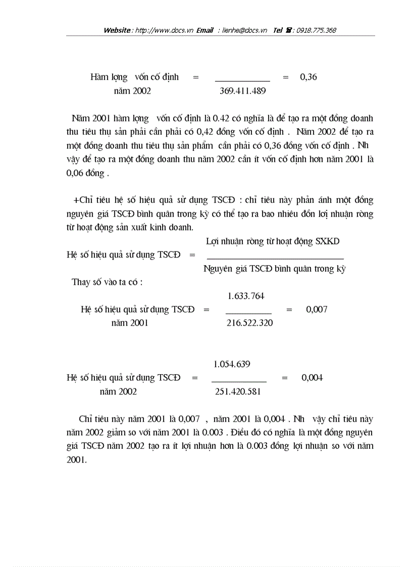 image for page Những vấn đề chung về vốn cố định và hiệu quả sử dụng vốn cố định của doanh nghiệp