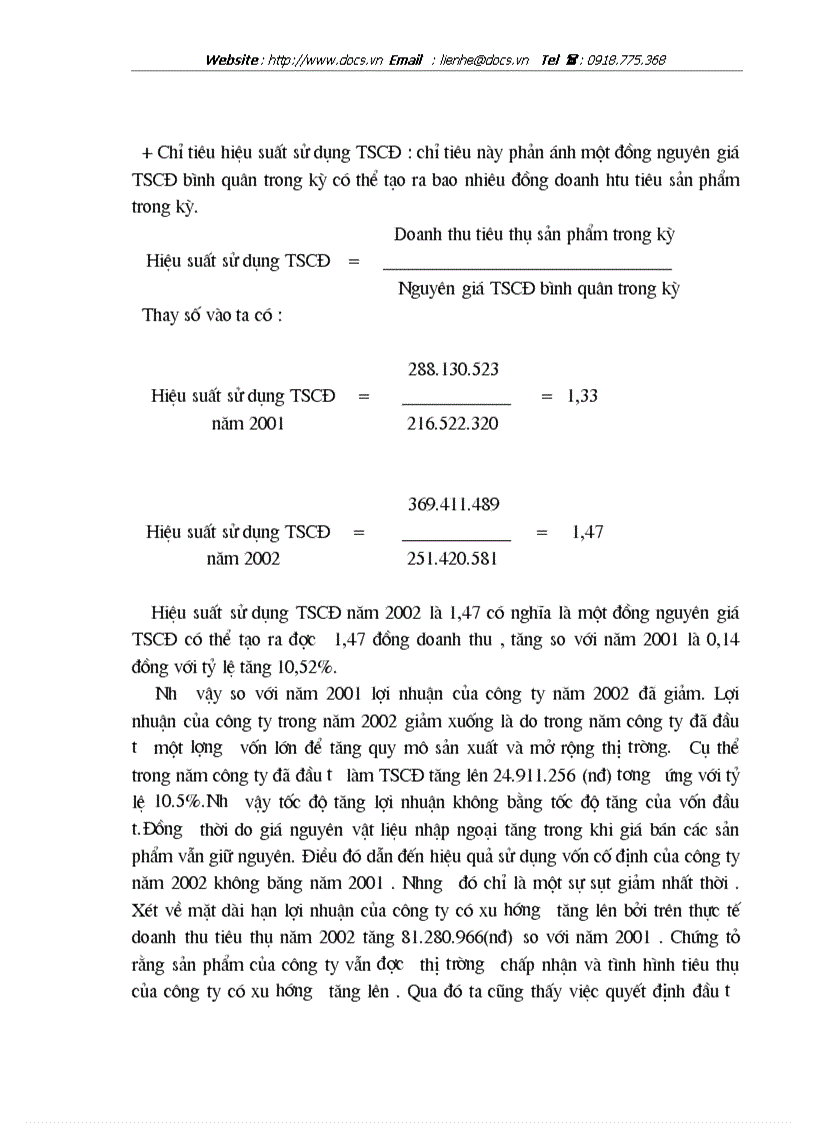 image for page Những vấn đề chung về vốn cố định và hiệu quả sử dụng vốn cố định của doanh nghiệp