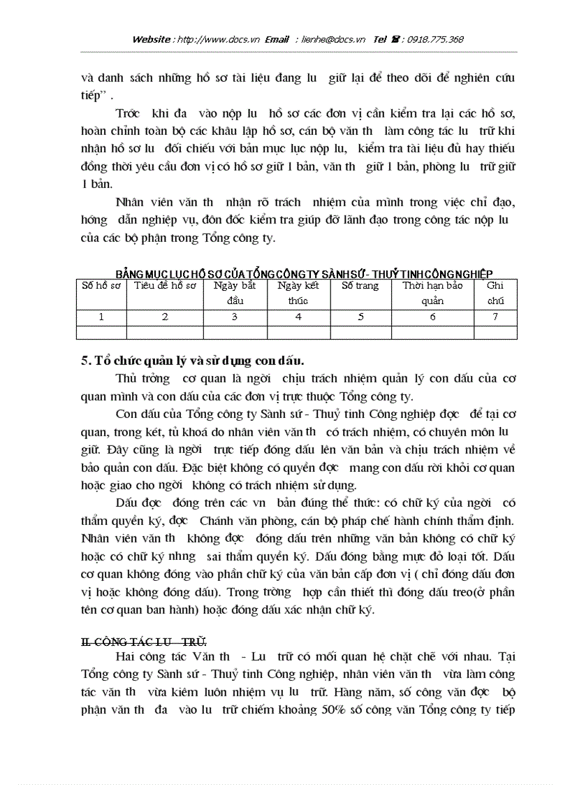image for page 1số biện pháp nâng cao hiệu quả công tác Văn thư Lưu trữ trong văn phòng Tổng Công ty Sành sứ Thuỷ tinh Công nghiệp