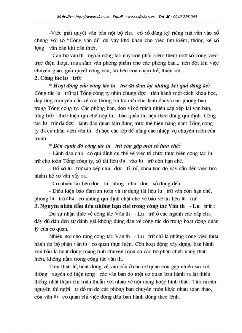 image for page 1số biện pháp nâng cao hiệu quả công tác Văn thư Lưu trữ trong văn phòng Tổng Công ty Sành sứ Thuỷ tinh Công nghiệp