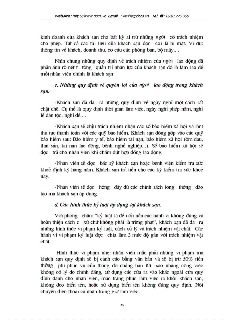 image for page Vấn đề quản trị nhân lực tại khách sạn Sofitel Metropole Hà nội kinh ngiệm và một số đề xuất