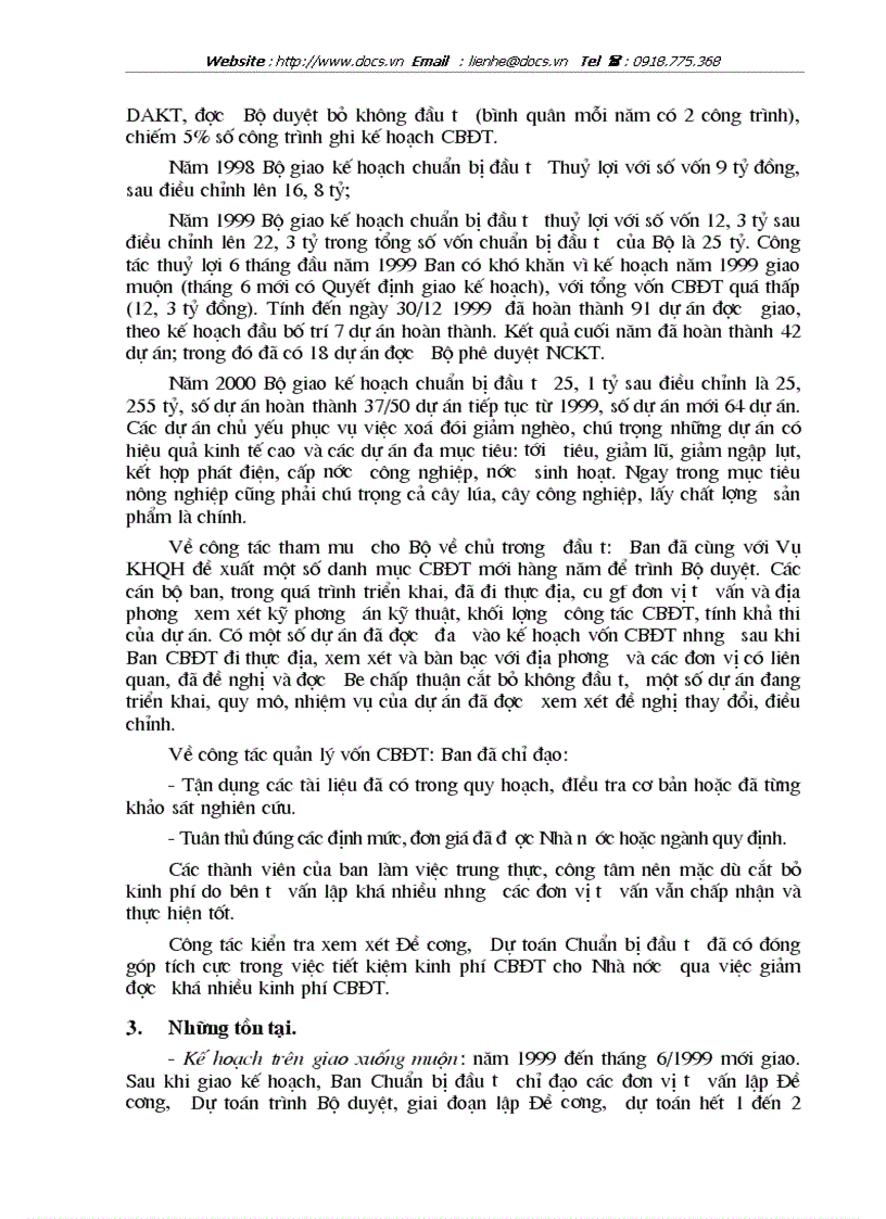 image for page Tại Ban chuẩn bị đầu tư