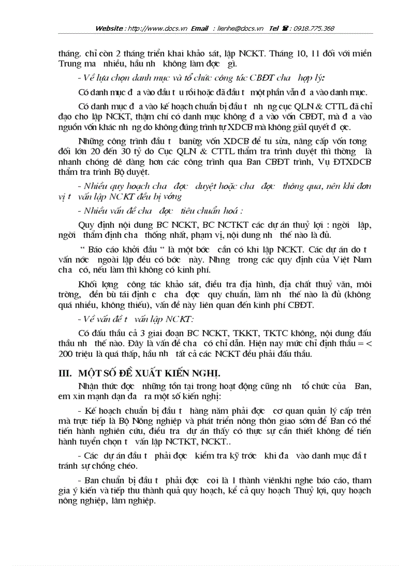 image for page Tại Ban chuẩn bị đầu tư