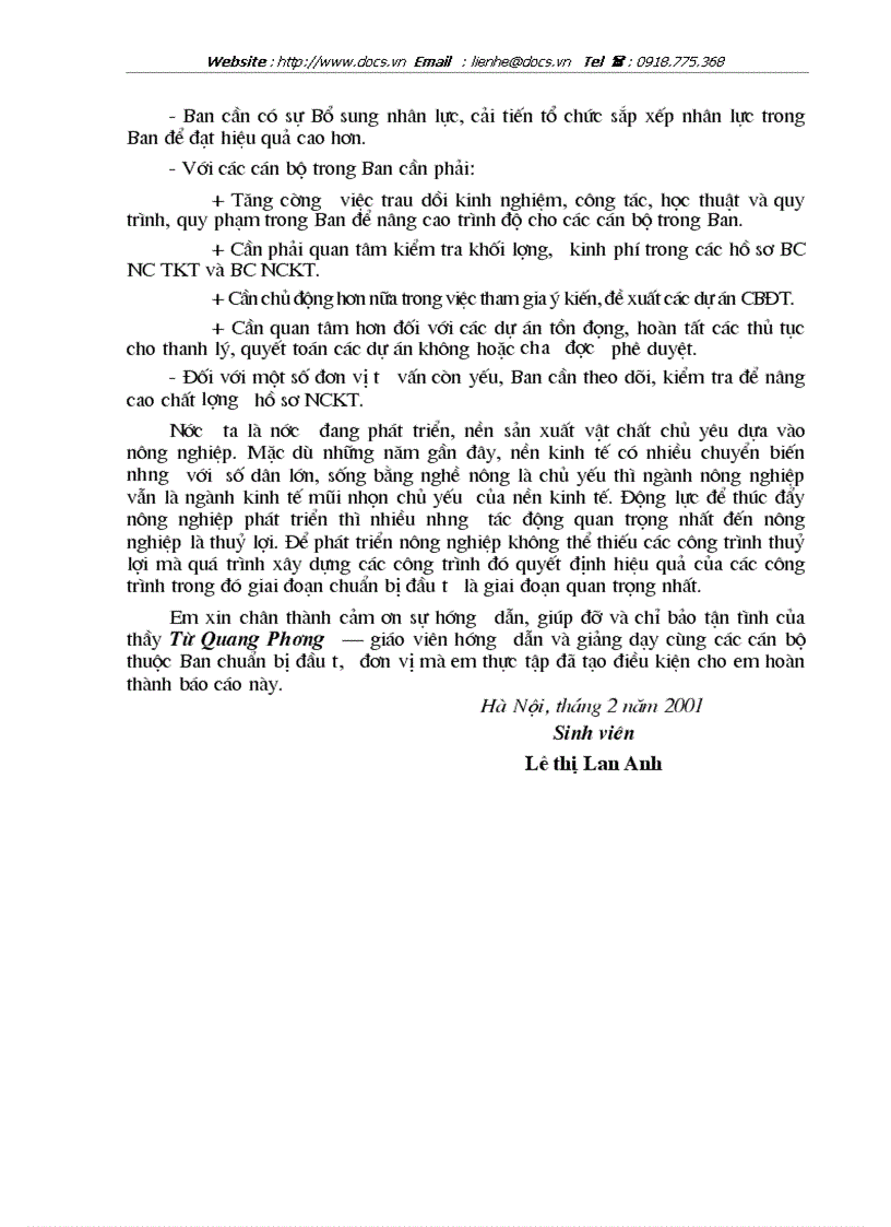 image for page Tại Ban chuẩn bị đầu tư