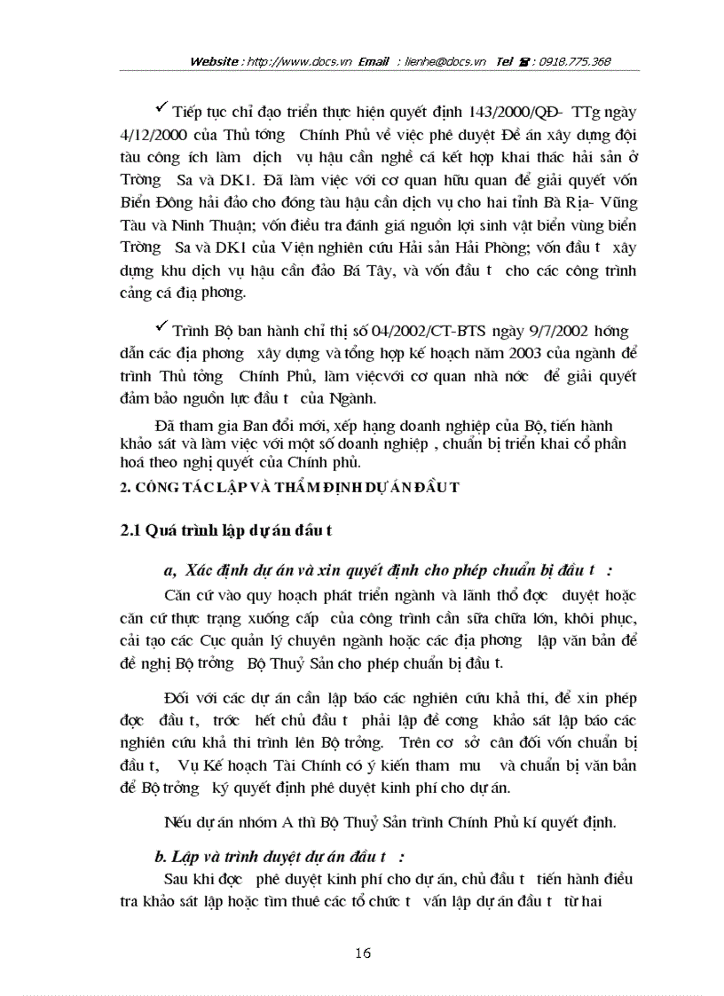 image for page Tại Bộ Thuỷ sản Vụ Kế hoạch Tài chính