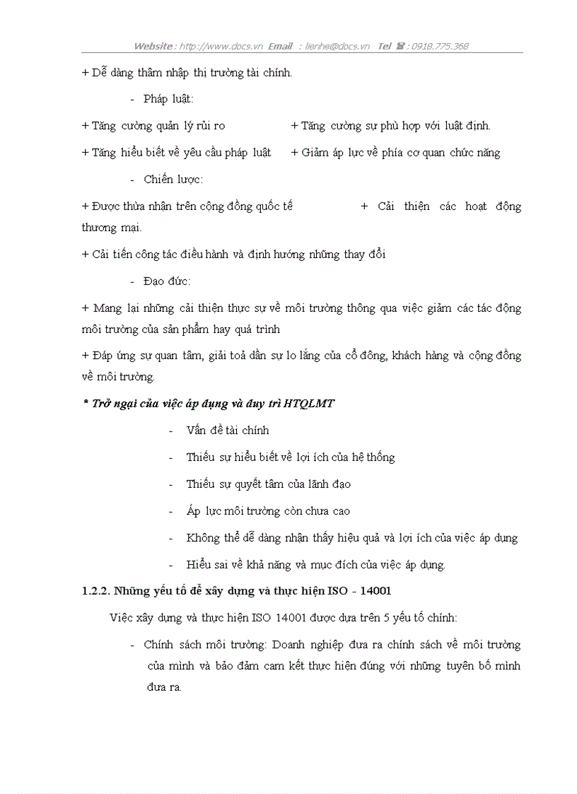 image for page Nghiên cứu xây dựng Hệ thống quản lý môi trường theo tiêu chuẩn ISO 14001 cho Trung tâm thực nghiệm Tam Hiệp Viện nghiên cứu Mỏ và Luyện kim