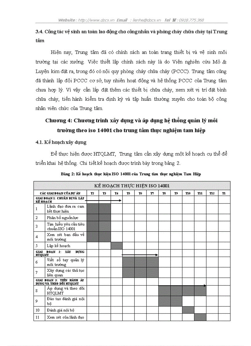 image for page Nghiên cứu xây dựng Hệ thống quản lý môi trường theo tiêu chuẩn ISO 14001 cho Trung tâm thực nghiệm Tam Hiệp Viện nghiên cứu Mỏ và Luyện kim