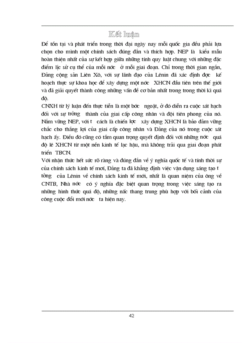 image for page Chính sách kinh tế mới của Lênin và sự vận dụng nó ở Việt Nam