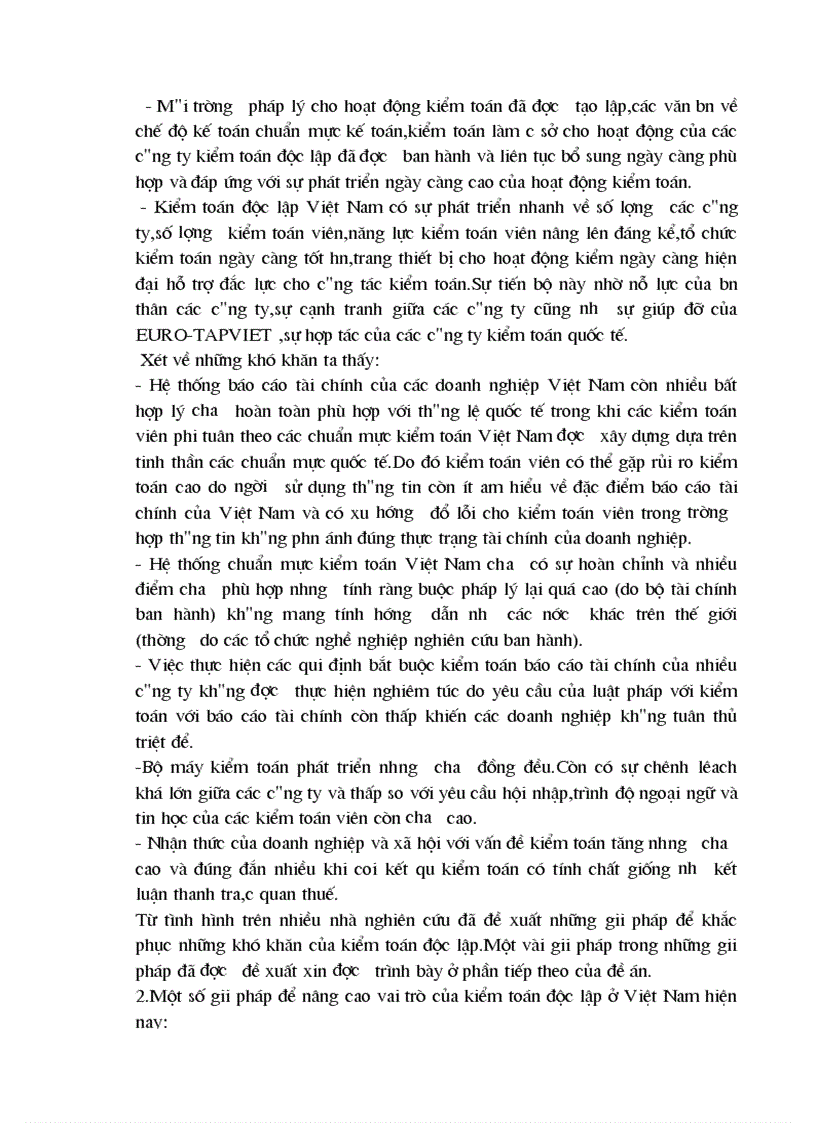 image for page Vai trò của kiểm toán độc lập trong việc kiểm tra kiểm soát các doanh nghiệp Việt Nam hiện nay